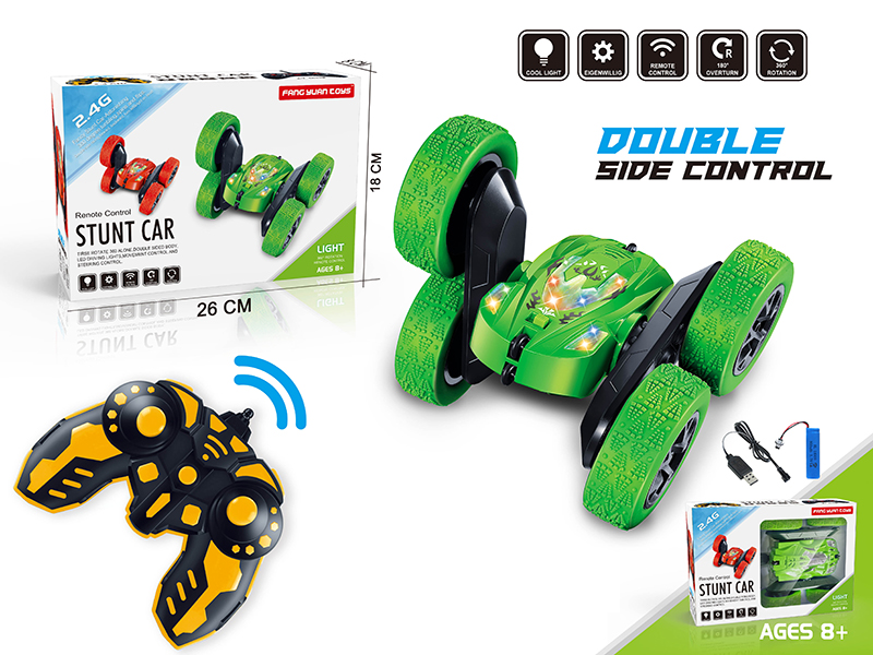 2.4G 4-Channel Remote Control Double-Sided Stunt Car With Auto Demo