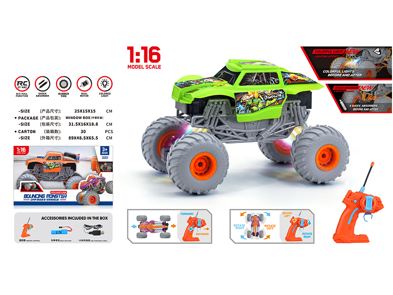 1:16 Remote Control Climbing Off-Road Vehicle