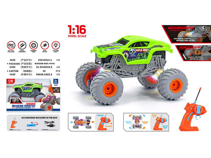 1:16 Remote Control Climbing Off-Road Vehicle