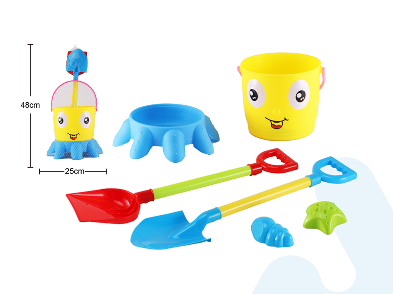 Smiling Face Sand Table Bucket Sand Shovel Set