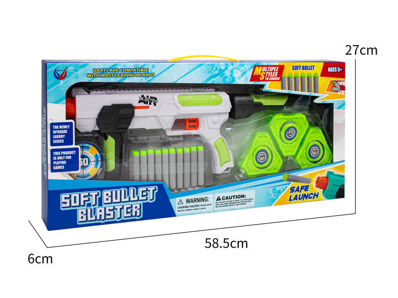 EVA Long Soft Bullet Gun+Target