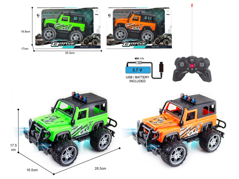 1:14 27MHz 4CH R/C Land Rover Off-Road Racing Car With Light