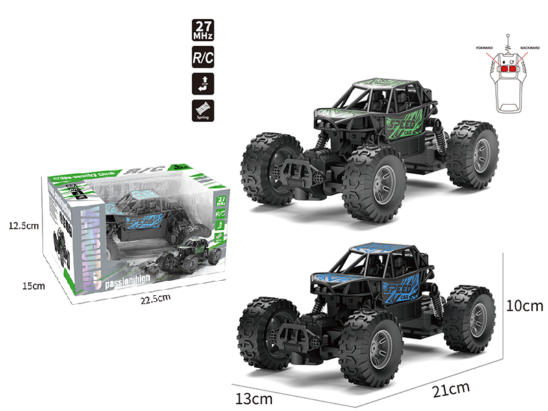 2-Channel Remote Control Cross-Country Climbing Car(Not Included Batteries)