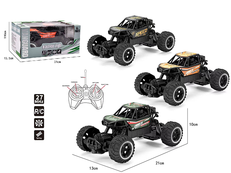 4-Channel Remote Control Alloy Cross-Country Climbing Car(Not Included Batteries)