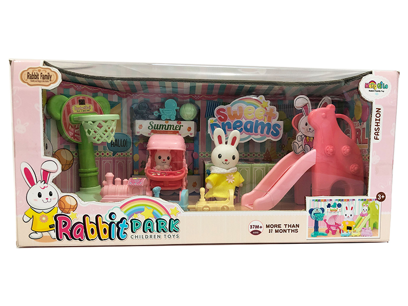 Rabbit Theme Park Pretend Play Toy