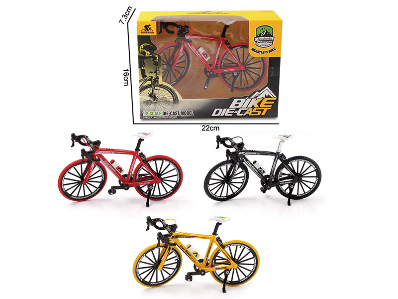 1:8 Alloy Bent Handle Bicycle Toy