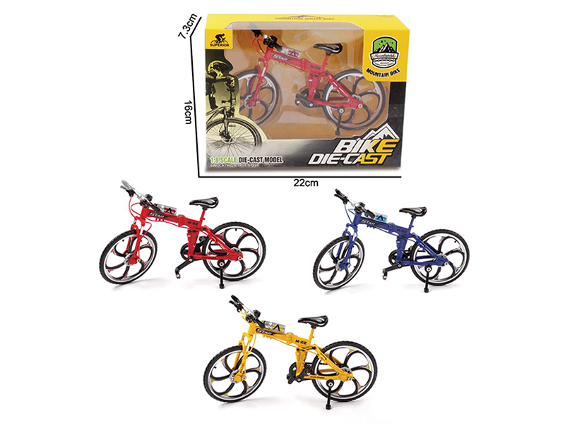 1:8 Alloy Folding Bicycle Toy