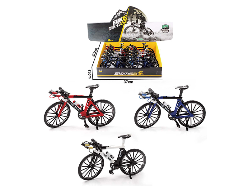 12PCS 1:8 Alloy Racing Bike With Reduced Speed