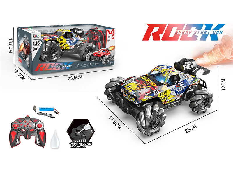 1:16 4WD R/C Spray Stunt Car