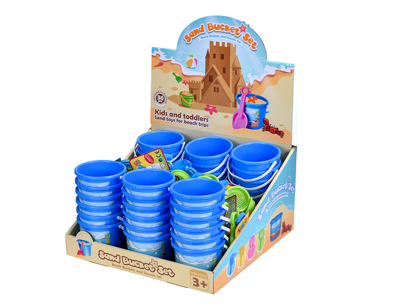 Beach Bucket + 2 Beach Tools(36PCS/Box)