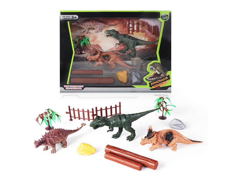 3PCS Dinosaurs Toy Set