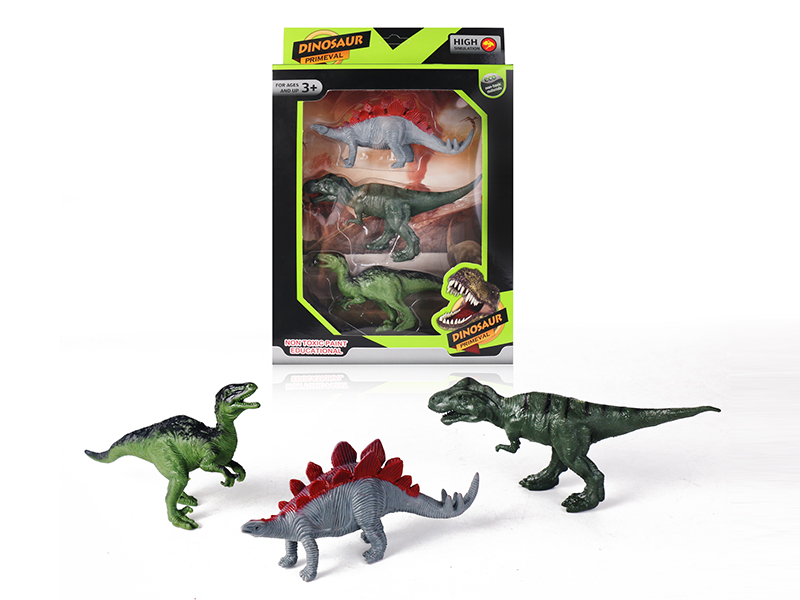 3PCS Dinosaurs Toy Set