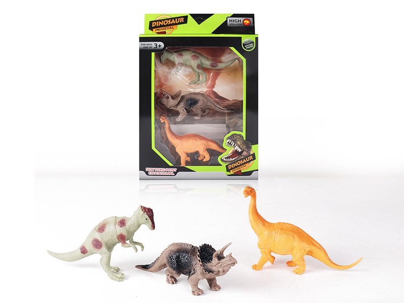 3PCS Dinosaurs Toy Set