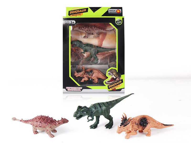 3PCS Dinosaurs Toy Set