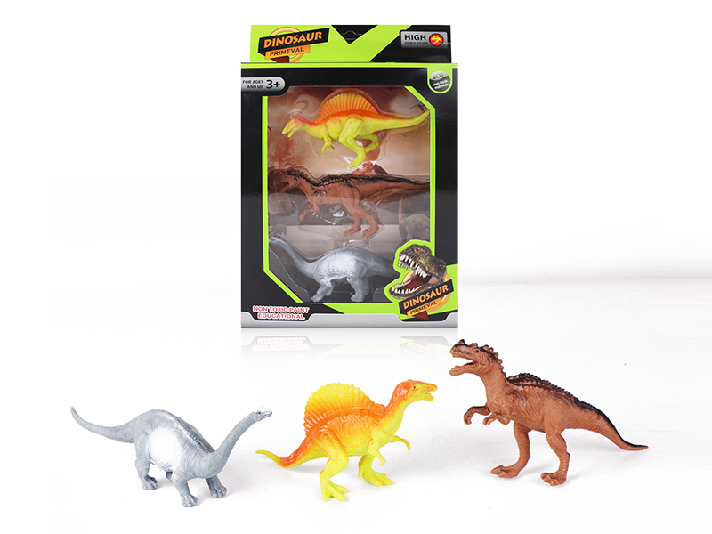 3PCS Dinosaurs Toy Set
