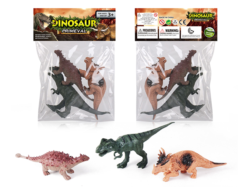 3PCS Dinosaurs Toy Set