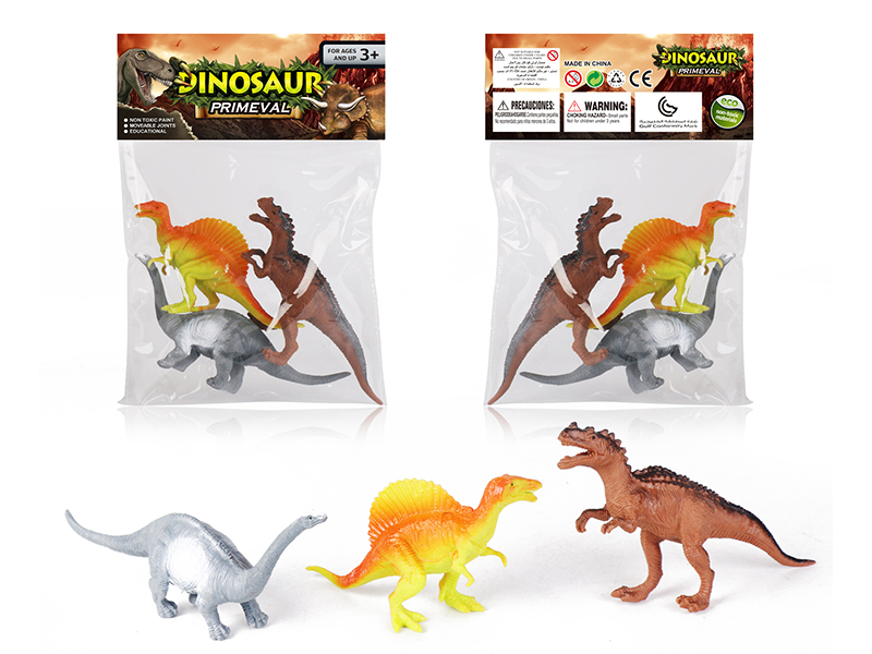 3PCS Dinosaurs Toy Set