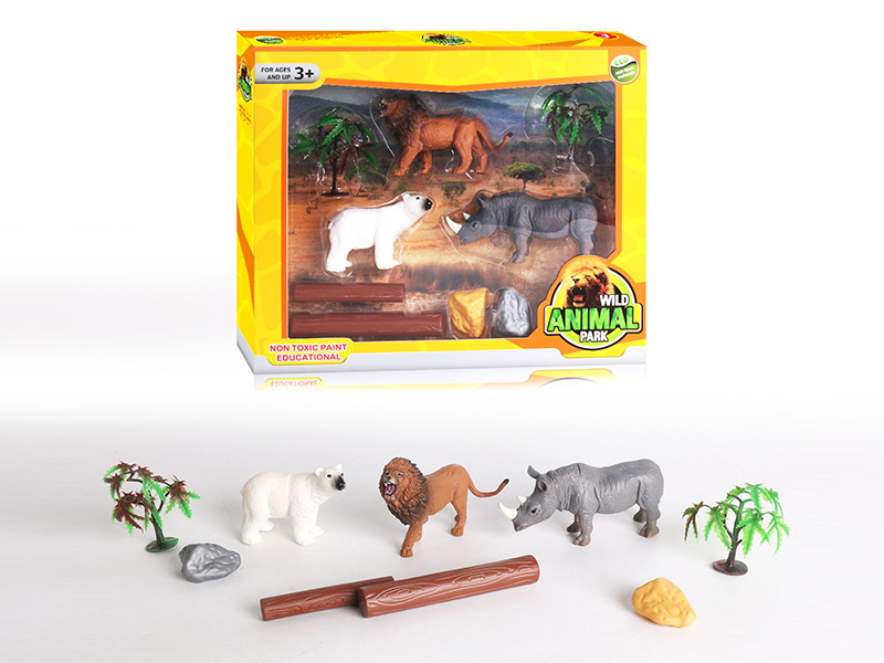 3PCS Animal Toy Set