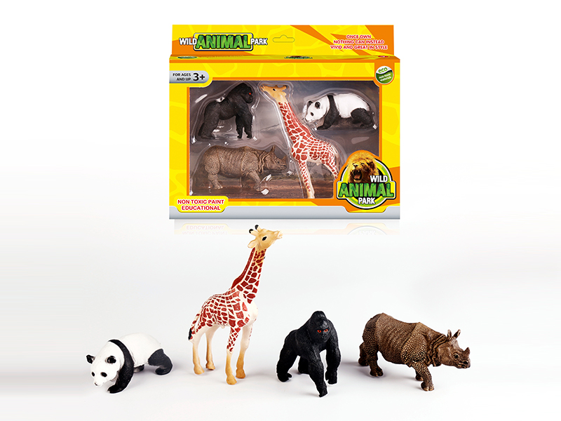 4PCS Animal Toy Set