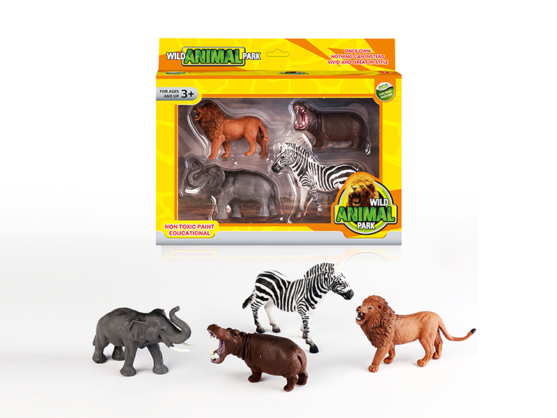 4PCS Animal Toy Set