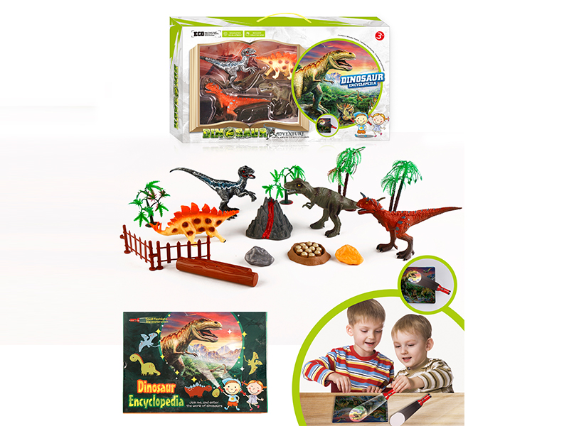 Children's Enlightenment Dinosaur Textbook Cognitive Set Toys