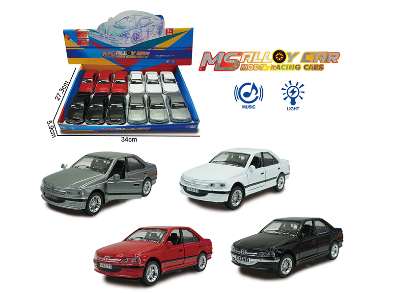 Peogeot Pull Back Alloy Wagon(12PCS)