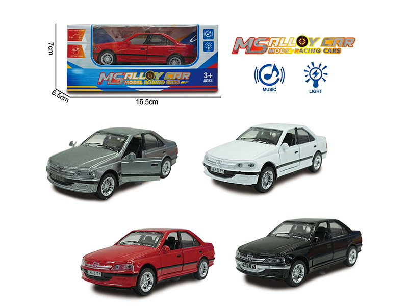 Peogeot Pull Back Alloy Wagon