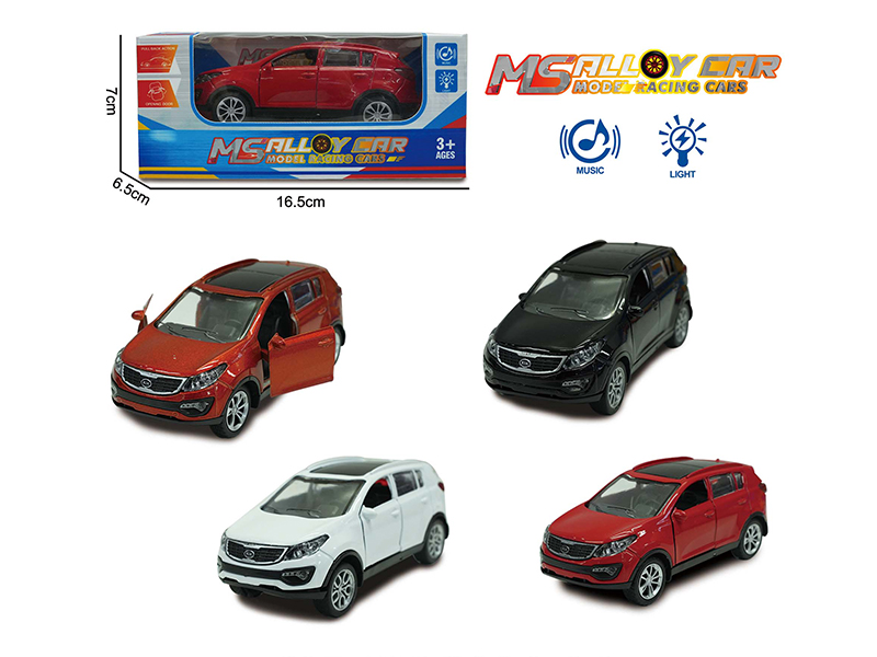 Kia Sportage SUV Pull Back Alloy Car