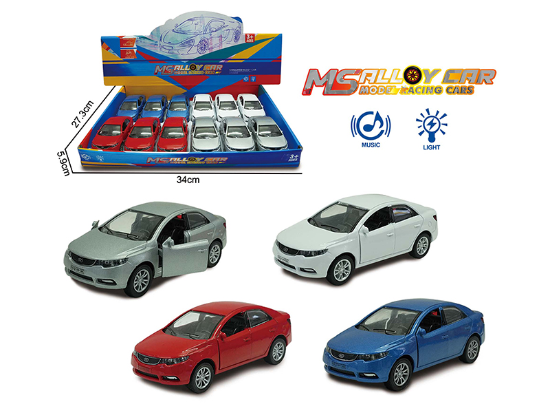 Kia Forte Pull Back Alloy Car(12PCS)