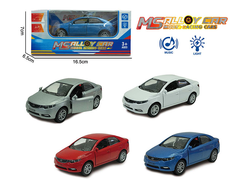 Kia Forte Pull Back Alloy Car