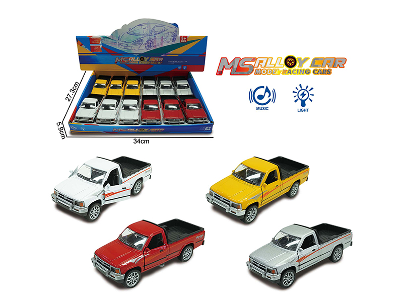 Toyota Pickup Pull Back Alloy Car(12PCS)