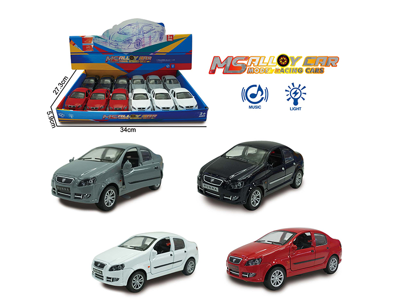 Peugeot 207 Pull Back Alloy Car(12PCS)