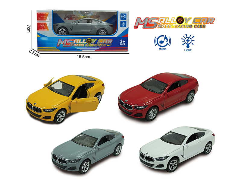 BMW M8 Pull Back Alloy Sports Car