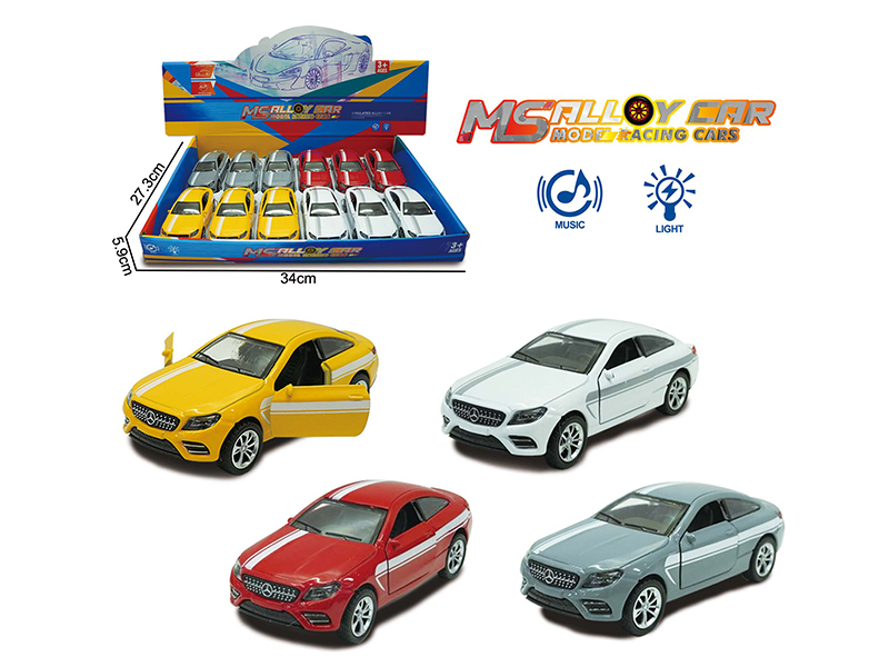 Benz Pull Back Alloy Sports Car(12PCS)