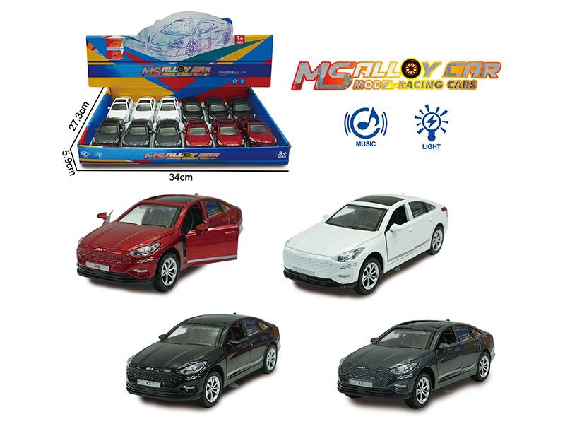 Kia K8 Pull Back Alloy Car(12PCS)