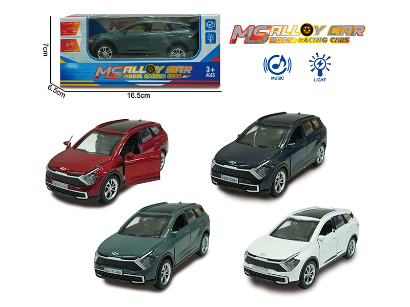 Kia Sportage Pull Back Alloy Car