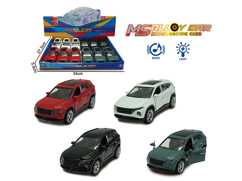 Hyundai Tucson Pull Back Alloy Car(12PCS)