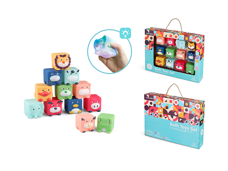 12PCS Bath Toy(With Light)