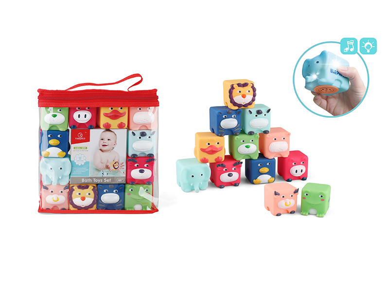 12PCS Bath Toy(With Light And Music)