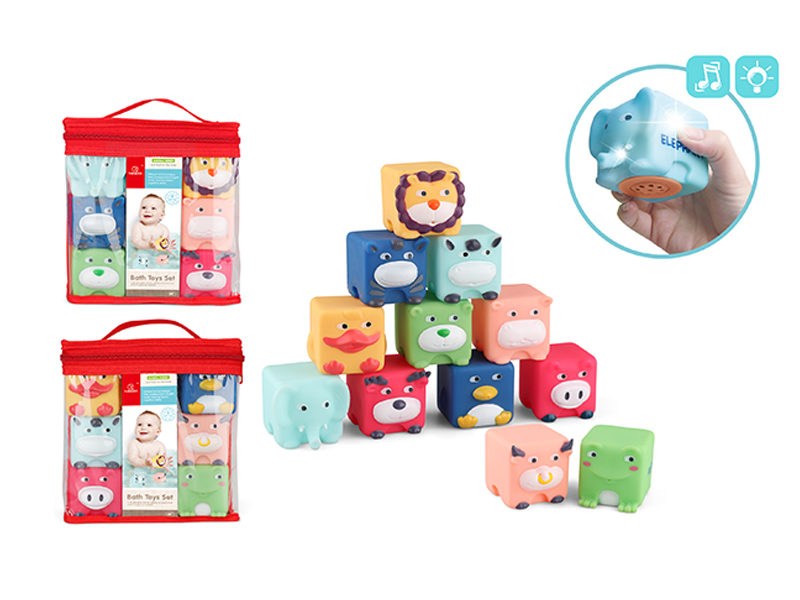 6PCS Bath Toy(With Light And Music)
