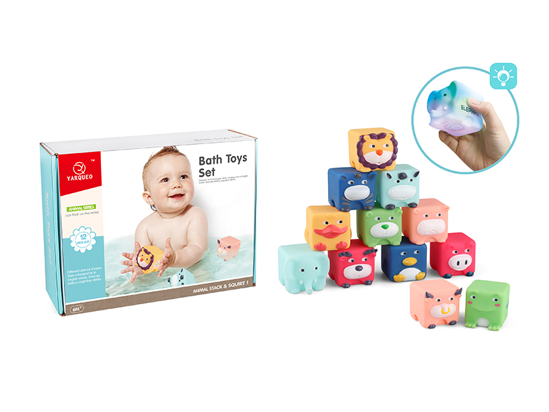 12PCS Bath Toy(With Light)