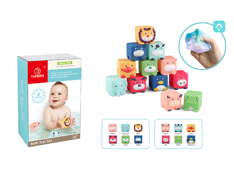 6PCS Bath Toy(With Light)