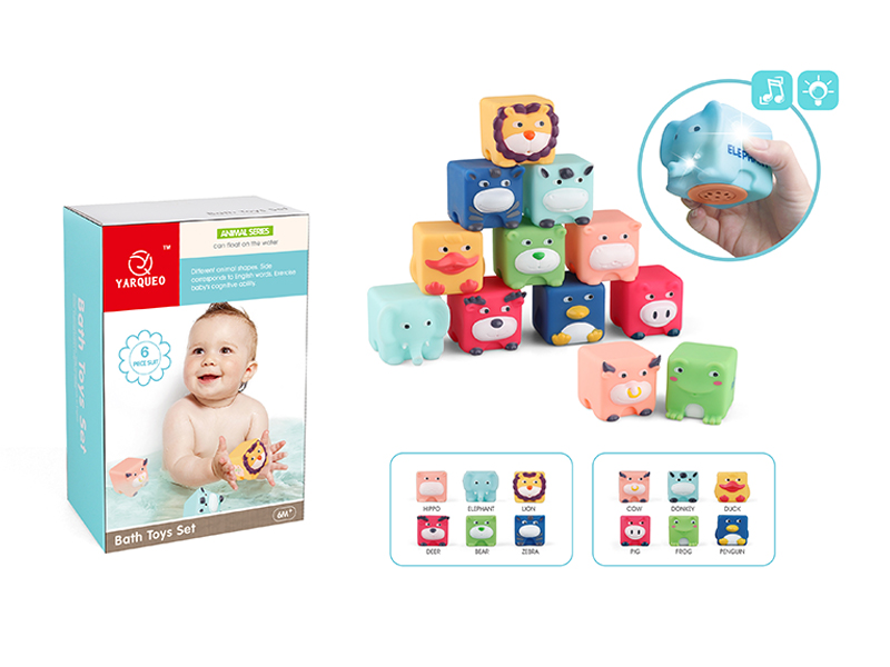 6PCS Bath Toy(With Light And Music)
