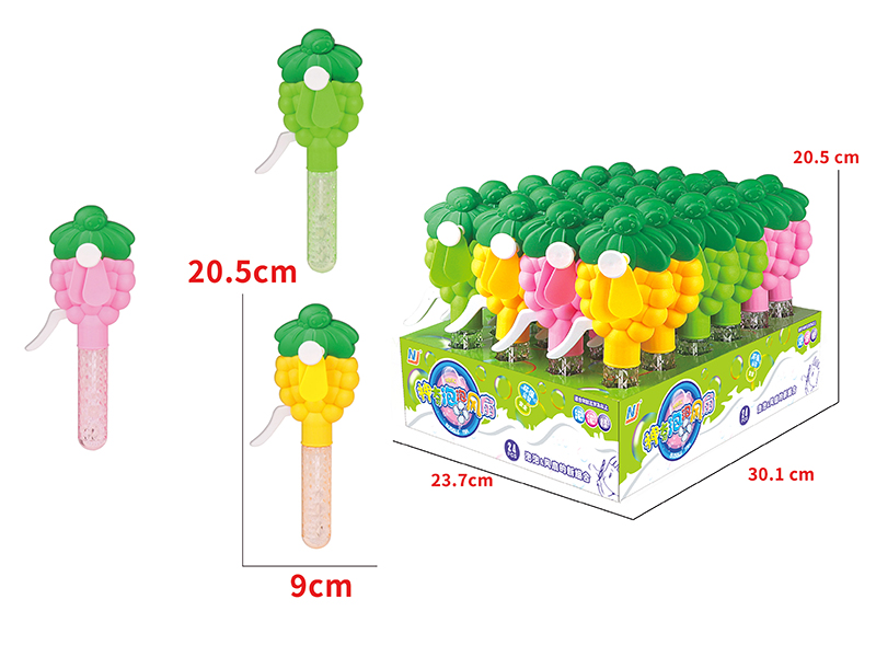 Grape Bubble Handheld Fan Toys(24PCS)
