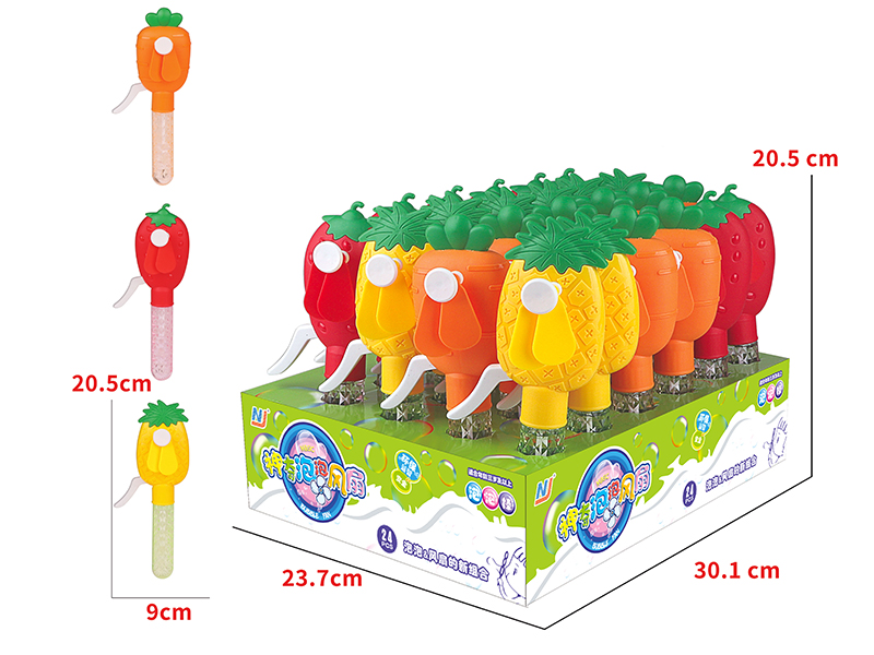 Fruits Bubble Handheld Fan Toys(24PCS)
