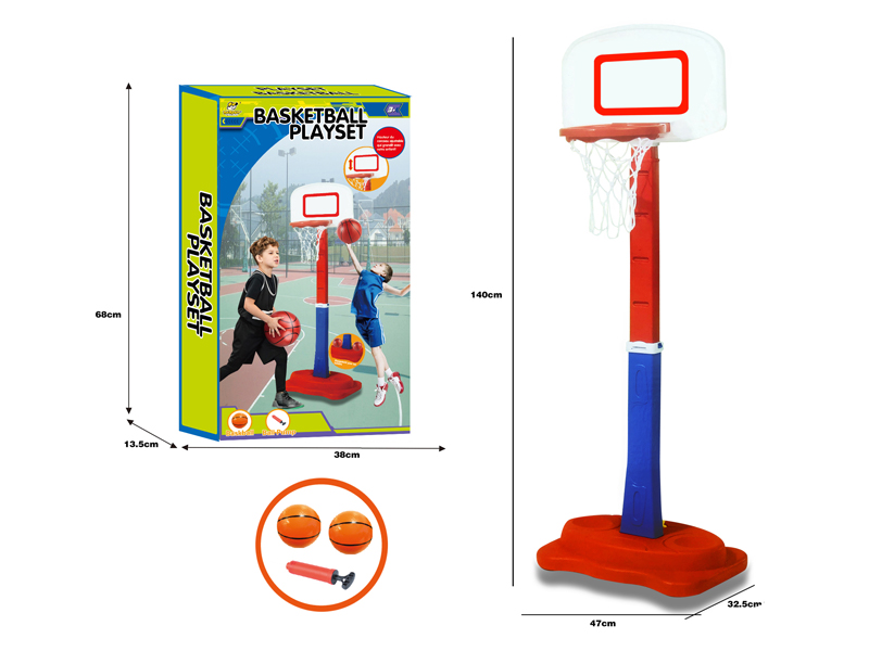 Shooting Basket Outdoor Sports Toy (Basketball Rack Adjustable For Lifting)