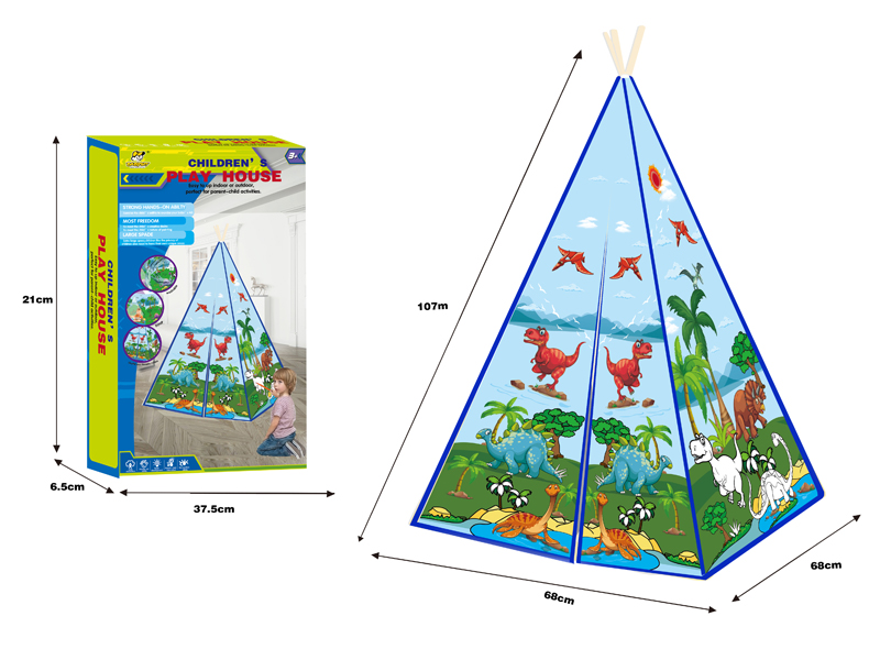 Graffiti Indian Tent With 12 Colored Pens