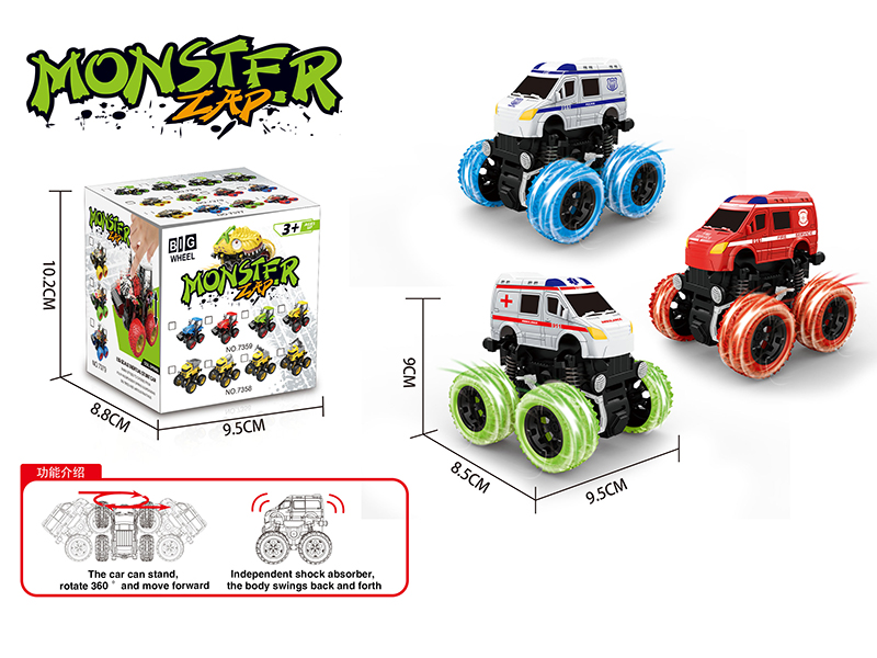Friction 4WD Stunt Ambulance
