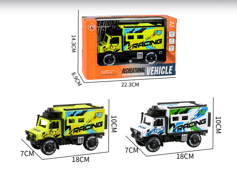 Large Friction Single Row Unimog Racing Car