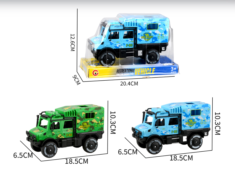 Large Friction Double Row Unimog Military Vehicle